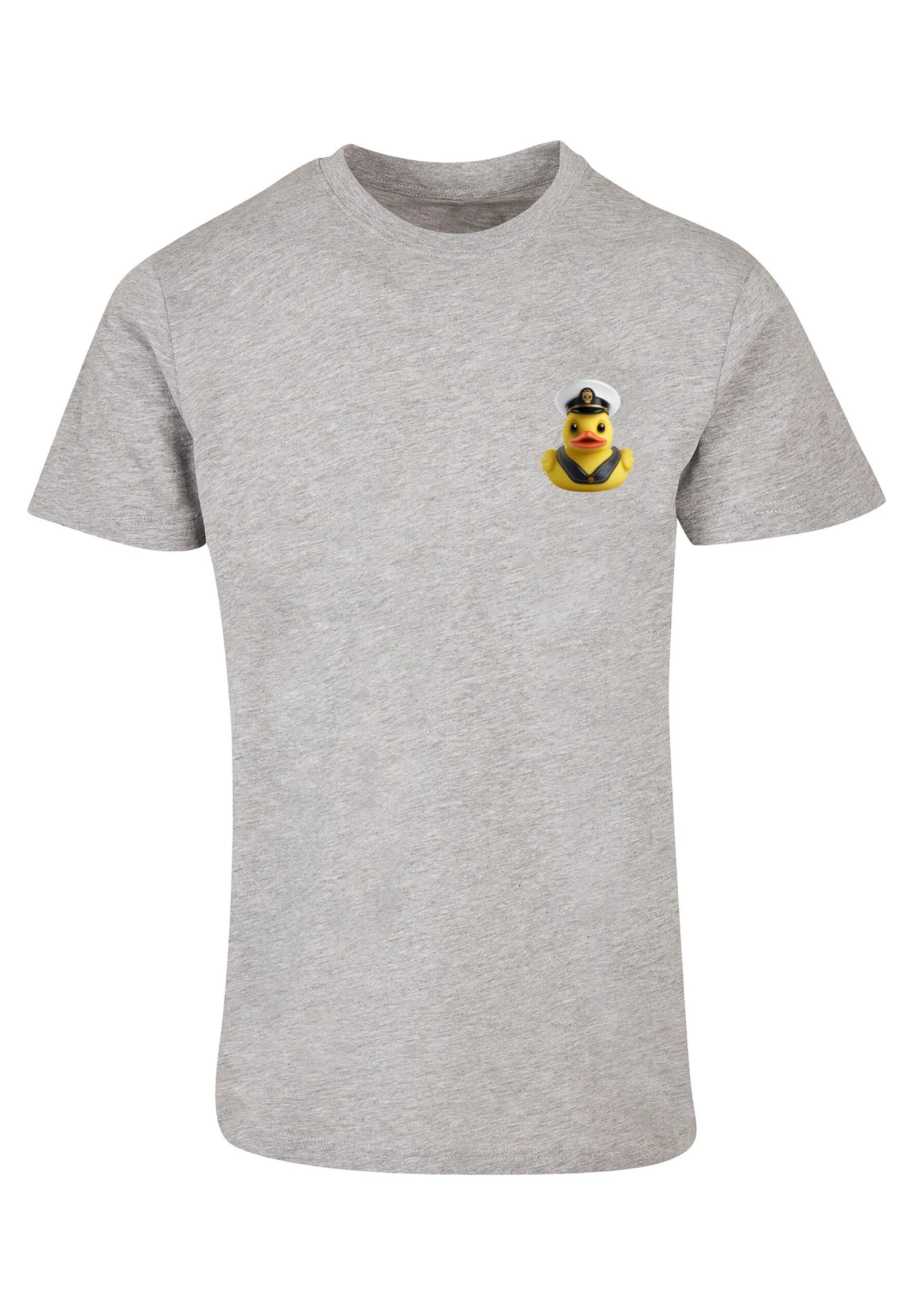 F4NT4STIC Rubber Duck Captain - T-Shirt Print - Heather Grey 8 F4NT4STIC Rubber Duck Captain - T-Shirt Print - Heather Grey - Afbeelding 6