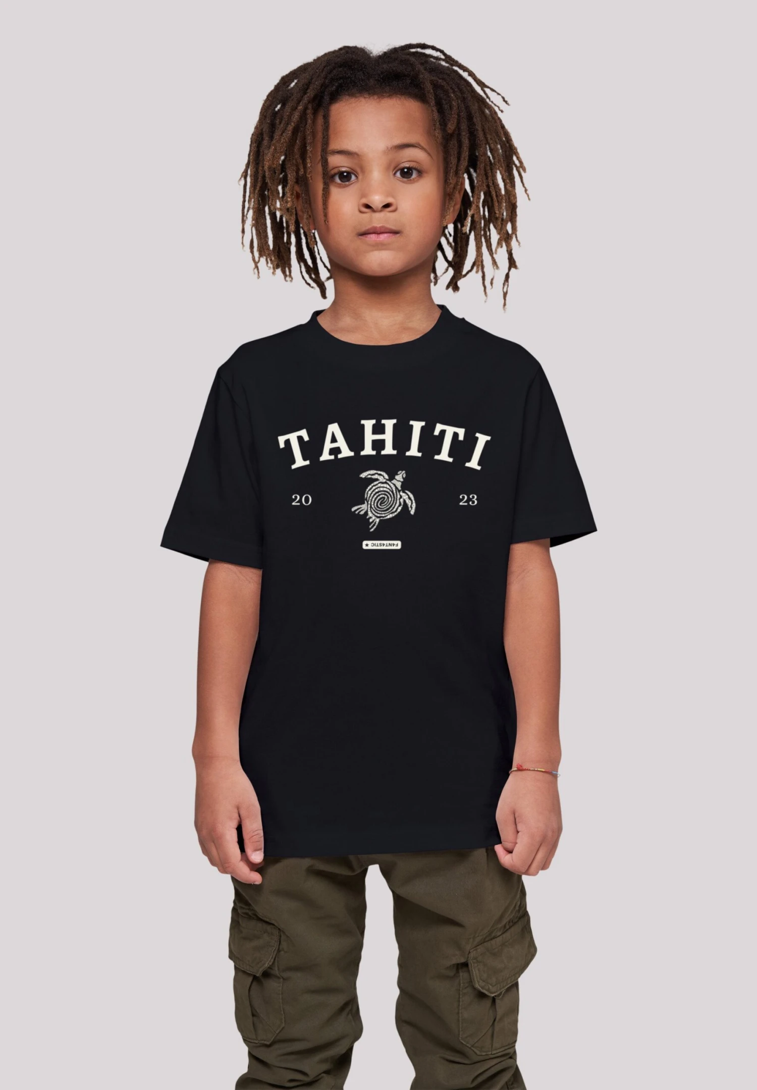 F4NT4STIC Tahiti - T-Shirt Print - Schwarz 4 F4NT4STIC Tahiti - T-Shirt Print - Schwarz - Afbeelding 2