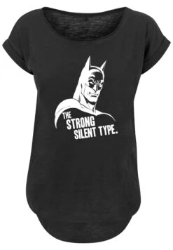 F4NT4STIC Long Cut'Batman The Strong Silent Type Superheld' - T-Shirt Print - Black 14 F4NT4STIC Long Cut'Batman The Strong Silent Type Superheld' - T-Shirt Print - Black -F4Nt4Stic e44edfe9377a4e50b8df5d27a5f00218