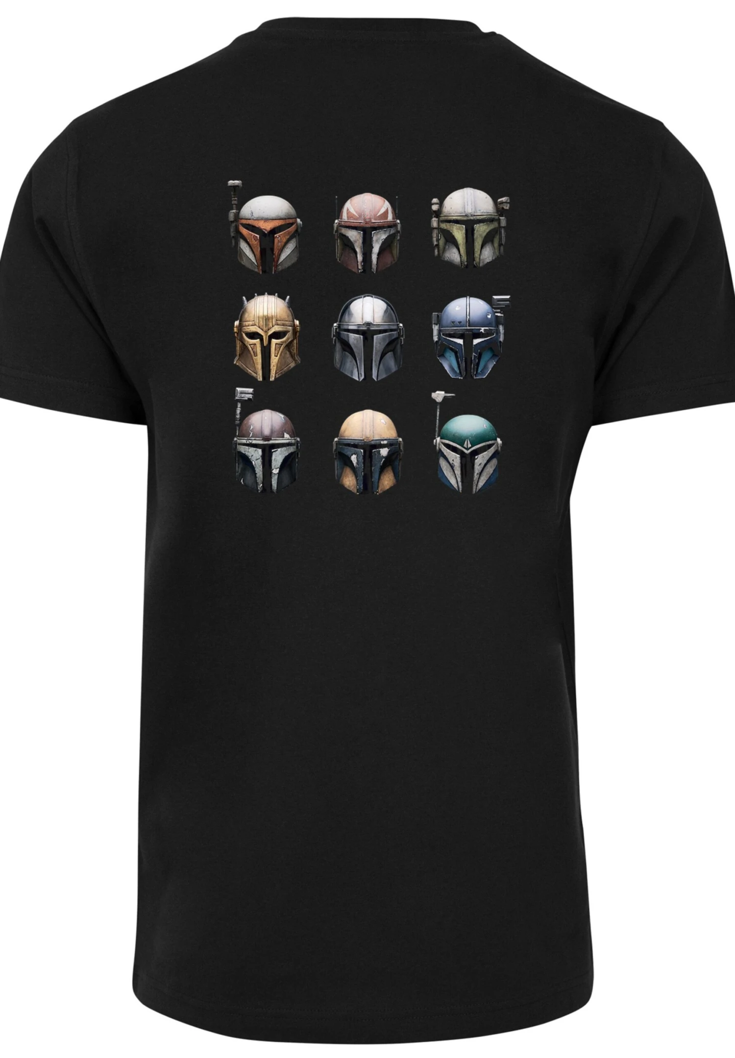 F4NT4STIC Star Wars The Mandalorian Logo - T-Shirt Print - Black 7 F4NT4STIC Star Wars The Mandalorian Logo - T-Shirt Print - Black - Afbeelding 5