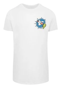 F4NT4STIC Looney Tunes Bugs Bunny Carrot Breast - T-Shirt Print - White -F4Nt4Stic e4eeabd018bf4b5293e9d6fcb22ff4d3