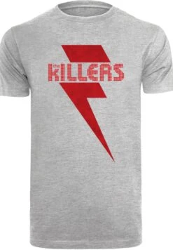 F4NT4STIC The Killers Rock Band Bolt - T-Shirt Print - Heather Grey -F4Nt4Stic e6c888cdbdfe4e189a51f52fccf423b3