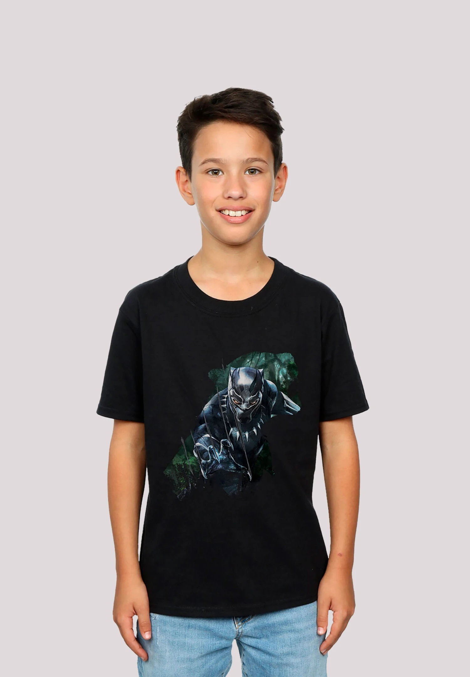 F4NT4STIC Marvel Black Panther Wild - Premium Superhelden Iron Captain - T-Shirt Print - Black 3 F4NT4STIC Marvel Black Panther Wild - Premium Superhelden Iron Captain - T-Shirt Print - Black