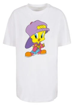 F4NT4STIC Looney Tunes Trickfilm Serie Cartoon Tweety Pie Hip Hop - T-Shirt Print - White -F4Nt4Stic e78bf2cd601242c5a5fd584a4c50a569
