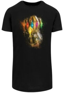 F4NT4STIC Marvel Avengers Endgame Infinity Gauntlet Splatter - T-Shirt Print - Black -F4Nt4Stic e89c9d6445794b11ad33bcb6ccae9f52