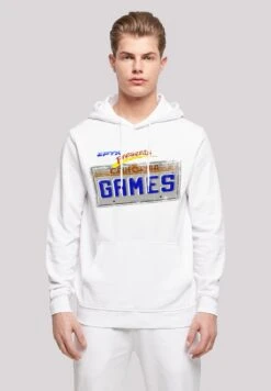F4NT4STIC Retro Gaming California Games Plate - Hoodie - White