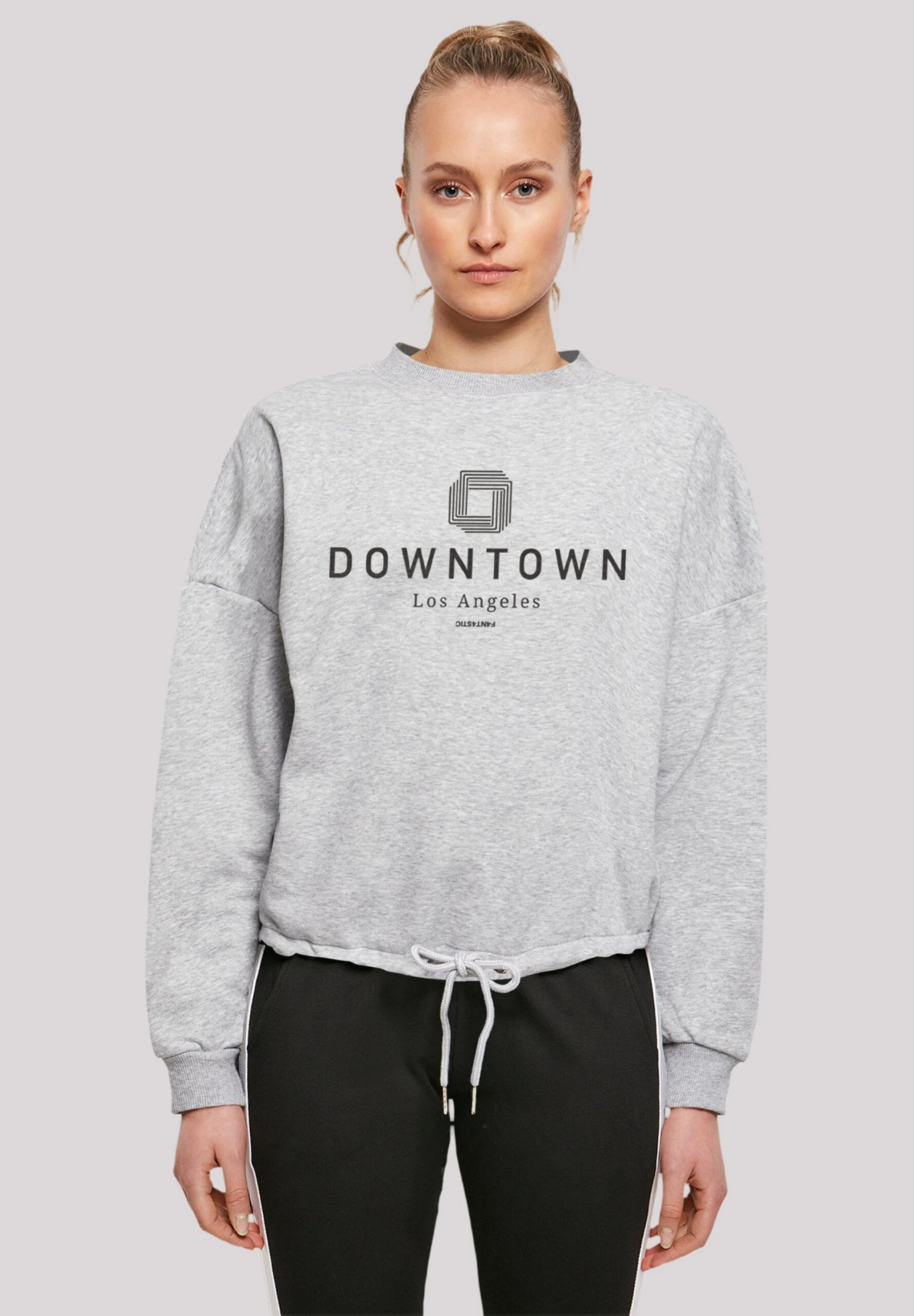F4NT4STIC Downtown La - Sweater - Heather Grey 3 F4NT4STIC Downtown La - Sweater - Heather Grey