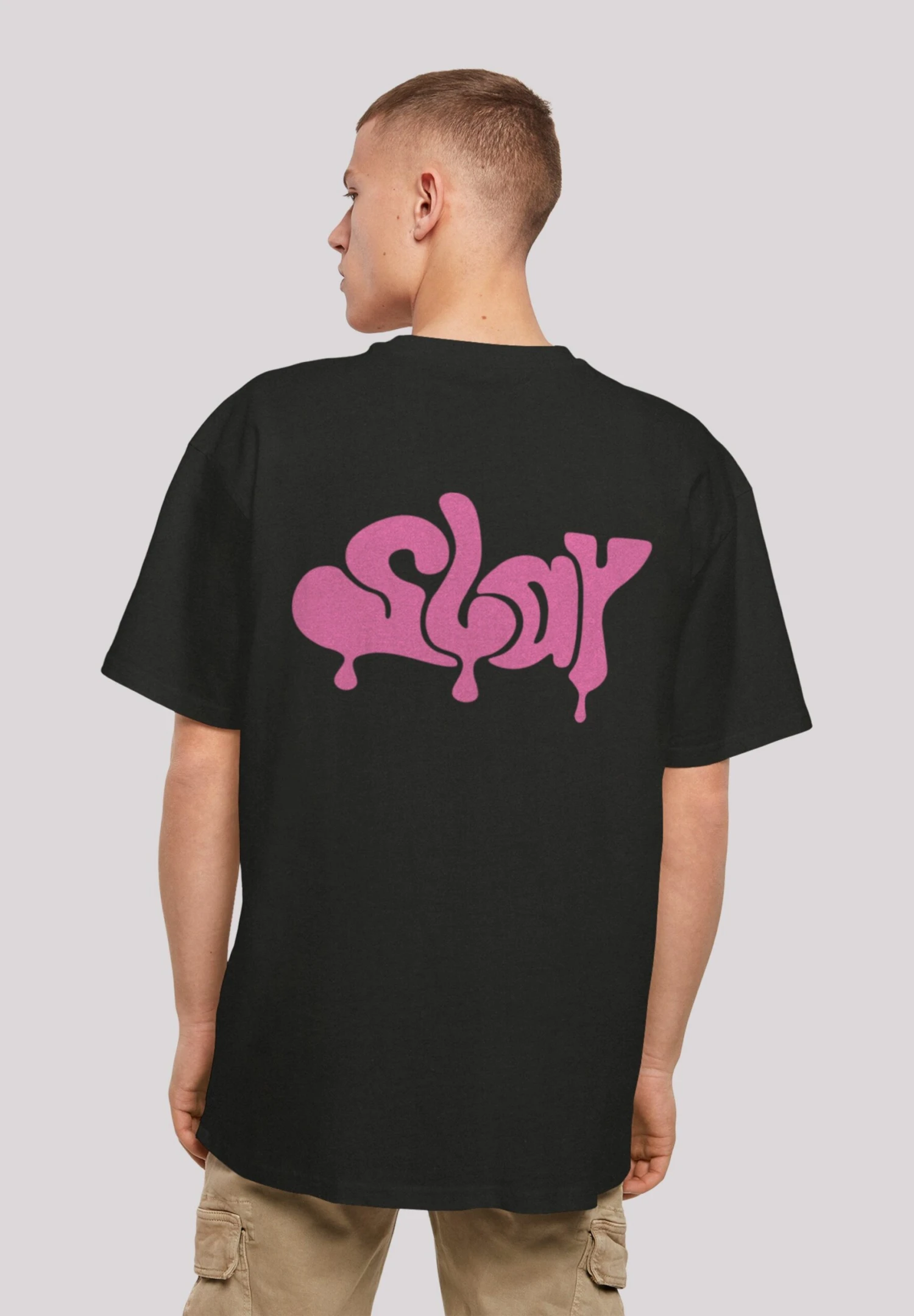 F4NT4STIC Slay Jugenwort Pink - T-Shirt Print - Black 5 F4NT4STIC Slay Jugenwort Pink - T-Shirt Print - Black - Afbeelding 3