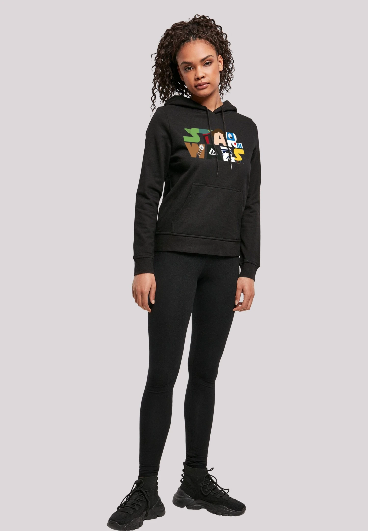 F4NT4STIC Star Wars Character Logo - Hoodie - Black 4 F4NT4STIC Star Wars Character Logo - Hoodie - Black - Afbeelding 2