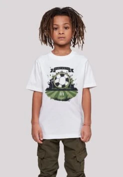 F4NT4STIC Fussball Feld - T-Shirt Print - Weiß -F4Nt4Stic ee15de4bf5964c0d9b238d9cc8b800c5