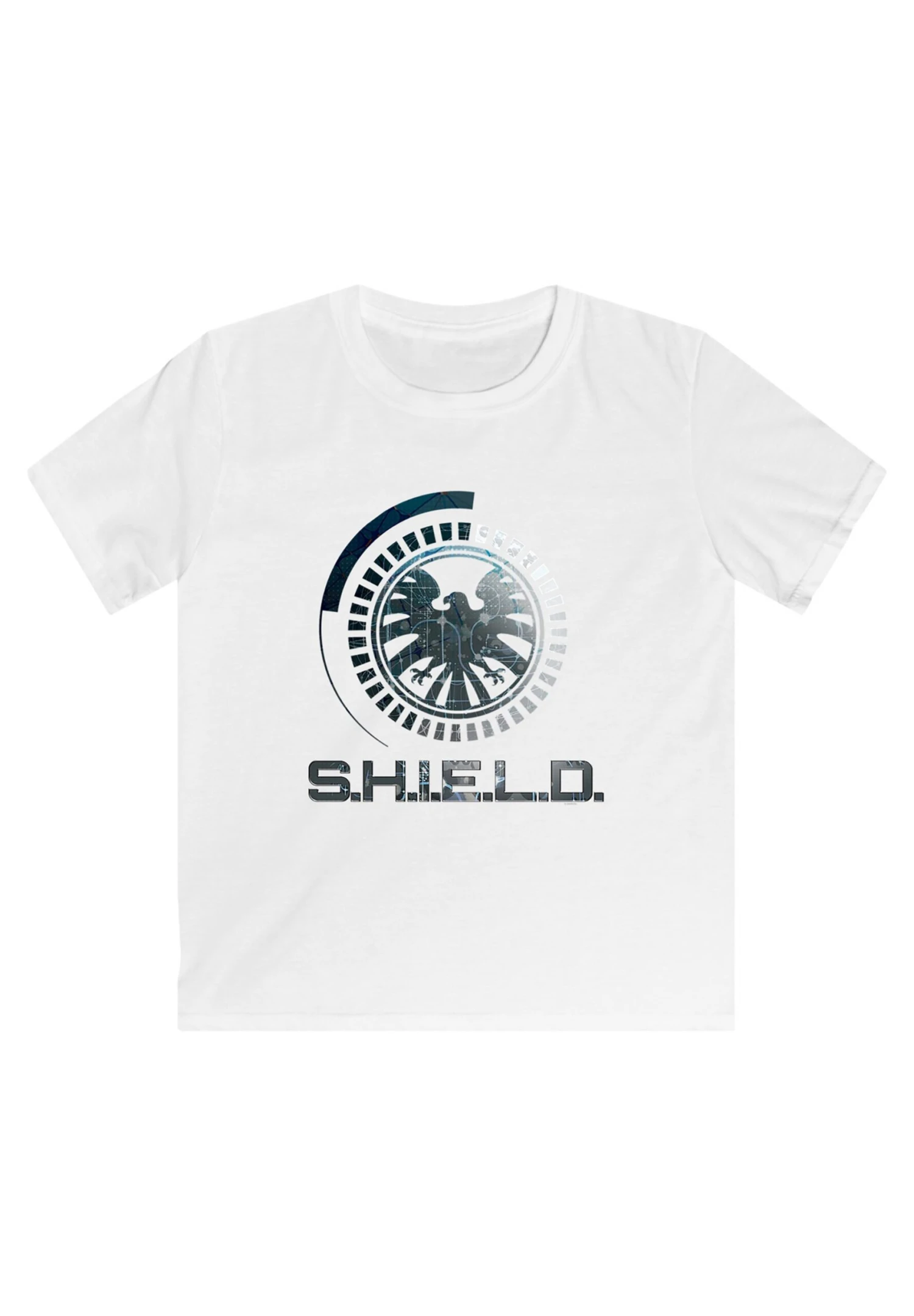 F4NT4STIC Marvel Avengers Shield CircuitsPremium Superhelden Iron- T-Shirt Print - White 4 F4NT4STIC Marvel Avengers Shield CircuitsPremium Superhelden Iron- T-Shirt Print - White - Afbeelding 2