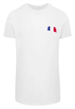 F4NT4STIC Frankreich Flagge Fahne - T-Shirt Print - Weiß -F4Nt4Stic ef6f4017aee744aa9dfc4fc286bf09d3