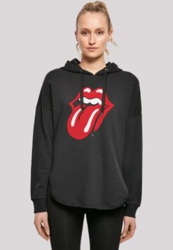 F4NT4STIC The Rolling Stones Rockband Classic Tongue- Hoodie - Black