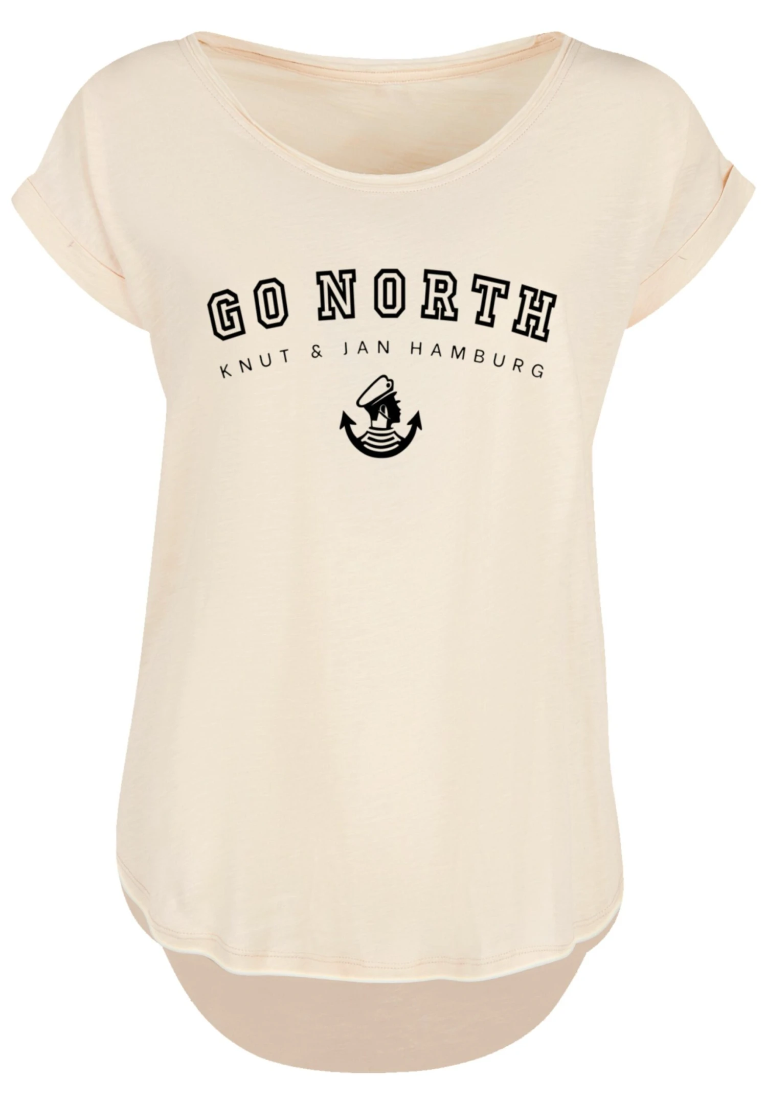 F4NT4STIC Go North Knut & Jan Hamburg - T-Shirt Print - Whitesand 8 F4NT4STIC Go North Knut & Jan Hamburg - T-Shirt Print - Whitesand - Afbeelding 6