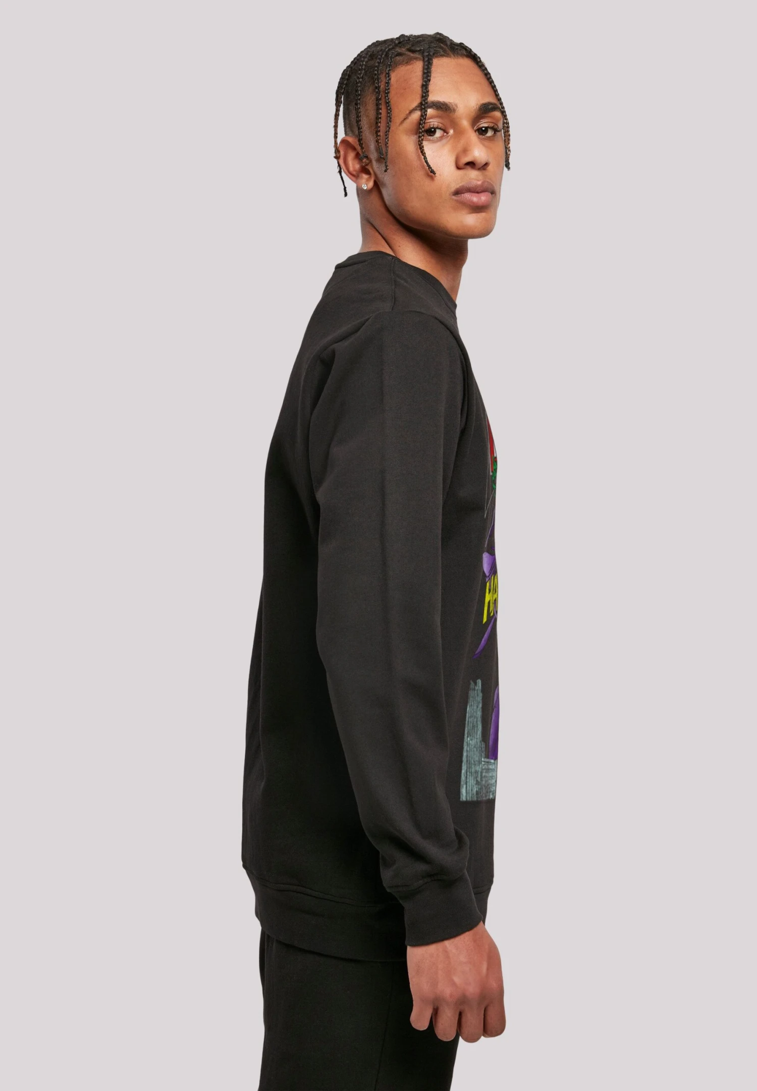 F4NT4STIC Batman Joker Playing Card Cover - Sweater - Black 6 F4NT4STIC Batman Joker Playing Card Cover - Sweater - Black - Afbeelding 4