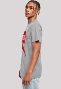 F4NT4STIC The Killers Rock Band Bolt - T-Shirt Print - Heather Grey -F4Nt4Stic f1ee5b3a0a9d4bcb9b1907e2053bc055