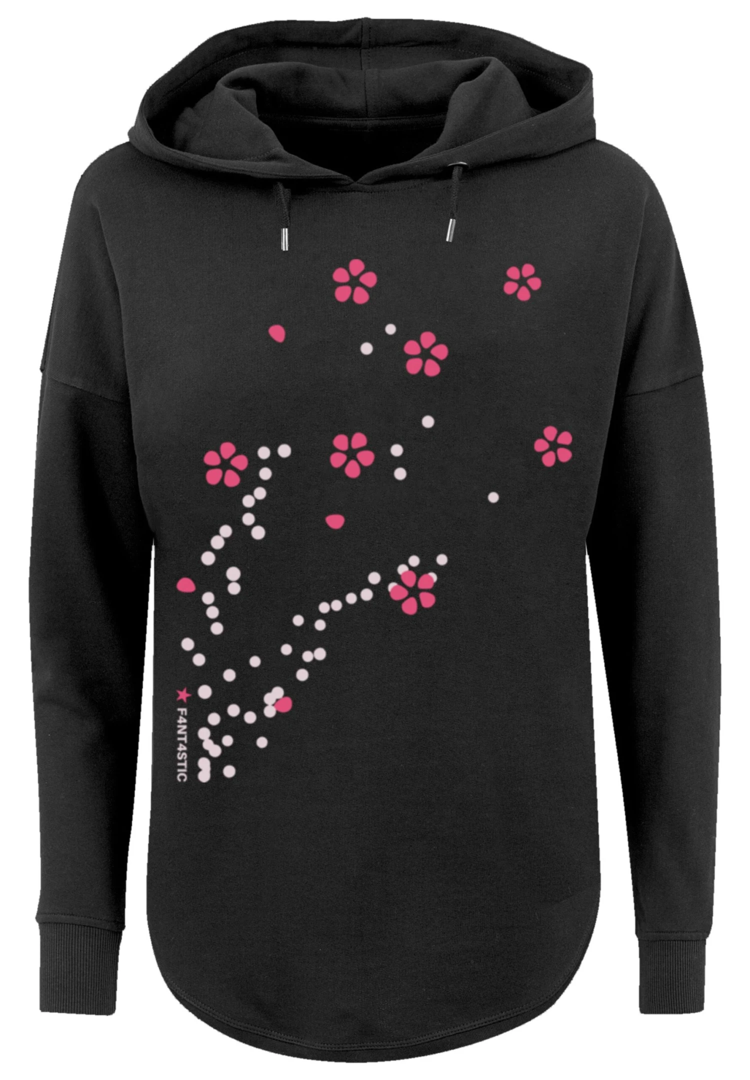 F4NT4STIC Blumen Ranke - Hoodie - Schwarz 8 F4NT4STIC Blumen Ranke - Hoodie - Schwarz - Afbeelding 6