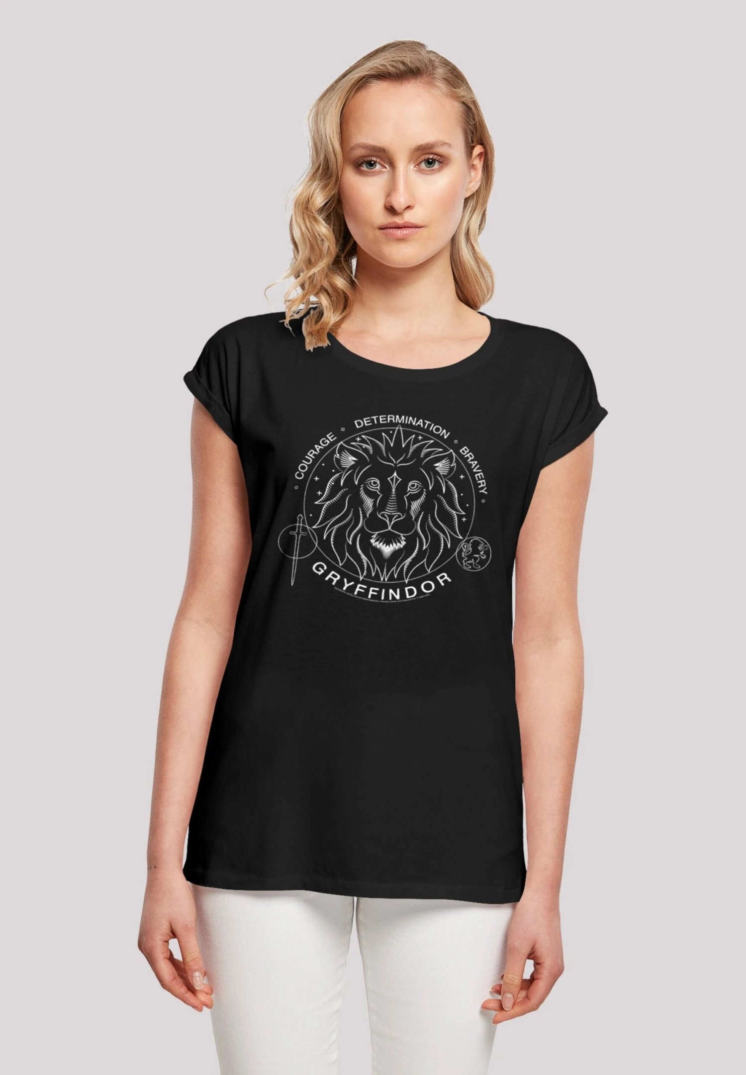 F4NT4STIC Harry Potter Gryffindor Seal - T-Shirt Print - Black 3 F4NT4STIC Harry Potter Gryffindor Seal - T-Shirt Print - Black