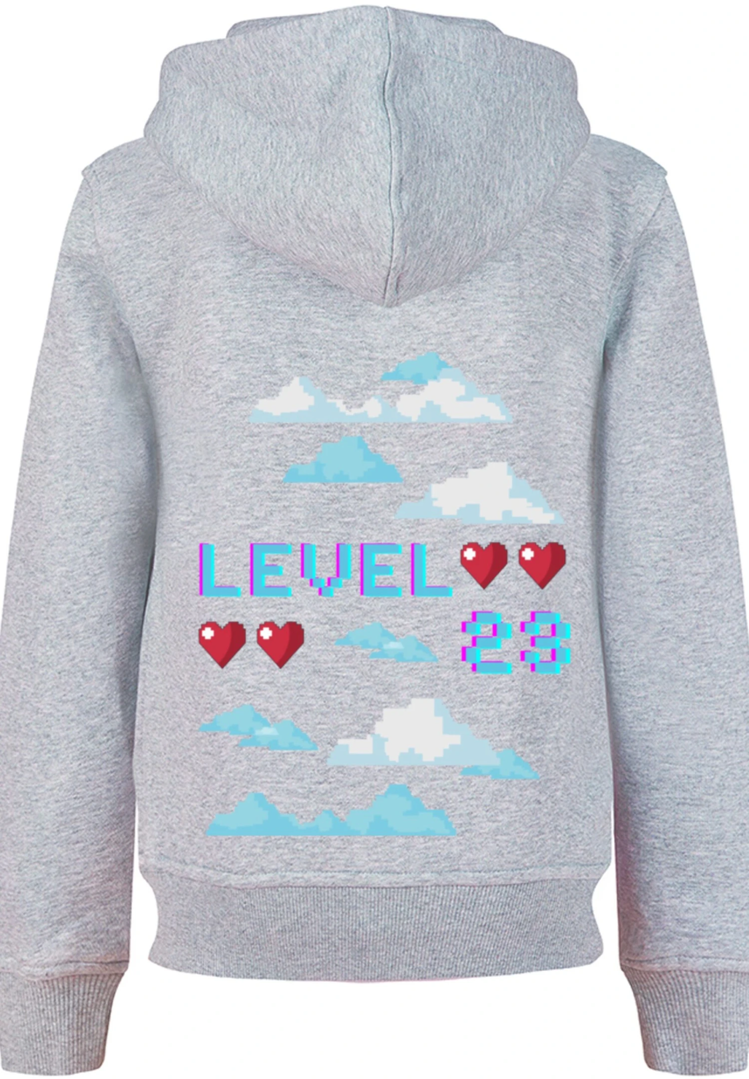 F4NT4STIC Happy New Year Silvester- Hoodie - Heather Grey 9 F4NT4STIC Happy New Year Silvester- Hoodie - Heather Grey - Afbeelding 7