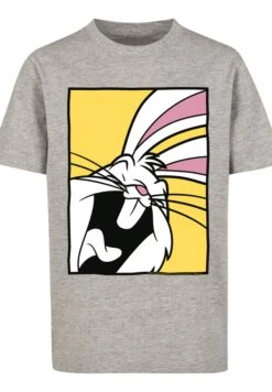 F4NT4STIC Looney Tunes Bugs Bunny Laughing - T-Shirt Print - Heather Grey -F4Nt4Stic f4891c7a539a420cb223fa346cb6b458