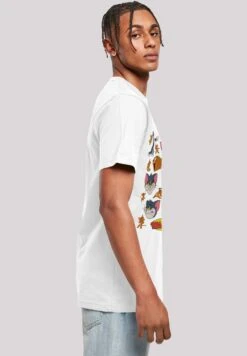 F4NT4STIC Tom Und Jerry Many Faces - T-Shirt Print - White -F4Nt4Stic f57c14ca2e0f432b898e9f45984d5440