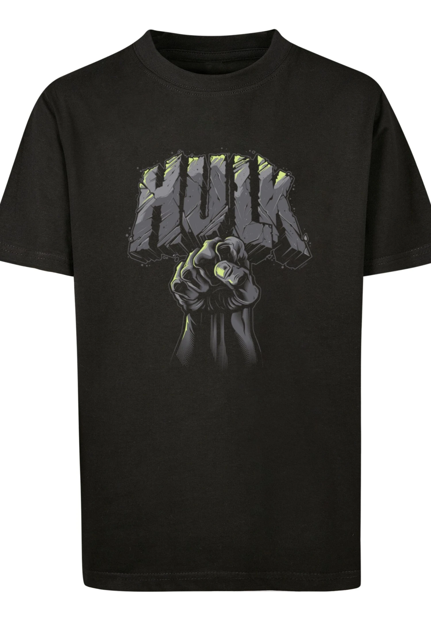 F4NT4STIC T-Shirt 'Marvel Hulk Punch Logo' - T-Shirt Print - Black 8 F4NT4STIC T-Shirt 'Marvel Hulk Punch Logo' - T-Shirt Print - Black - Afbeelding 6
