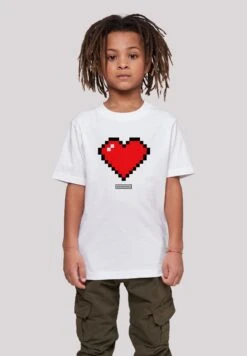 F4NT4STIC Pixel Herz Good Happy People - T-Shirt Print - Weiß 10 F4NT4STIC Pixel Herz Good Happy People - T-Shirt Print - Weiß -F4Nt4Stic fabf9af5c89b44929e017e9ef9d57f74