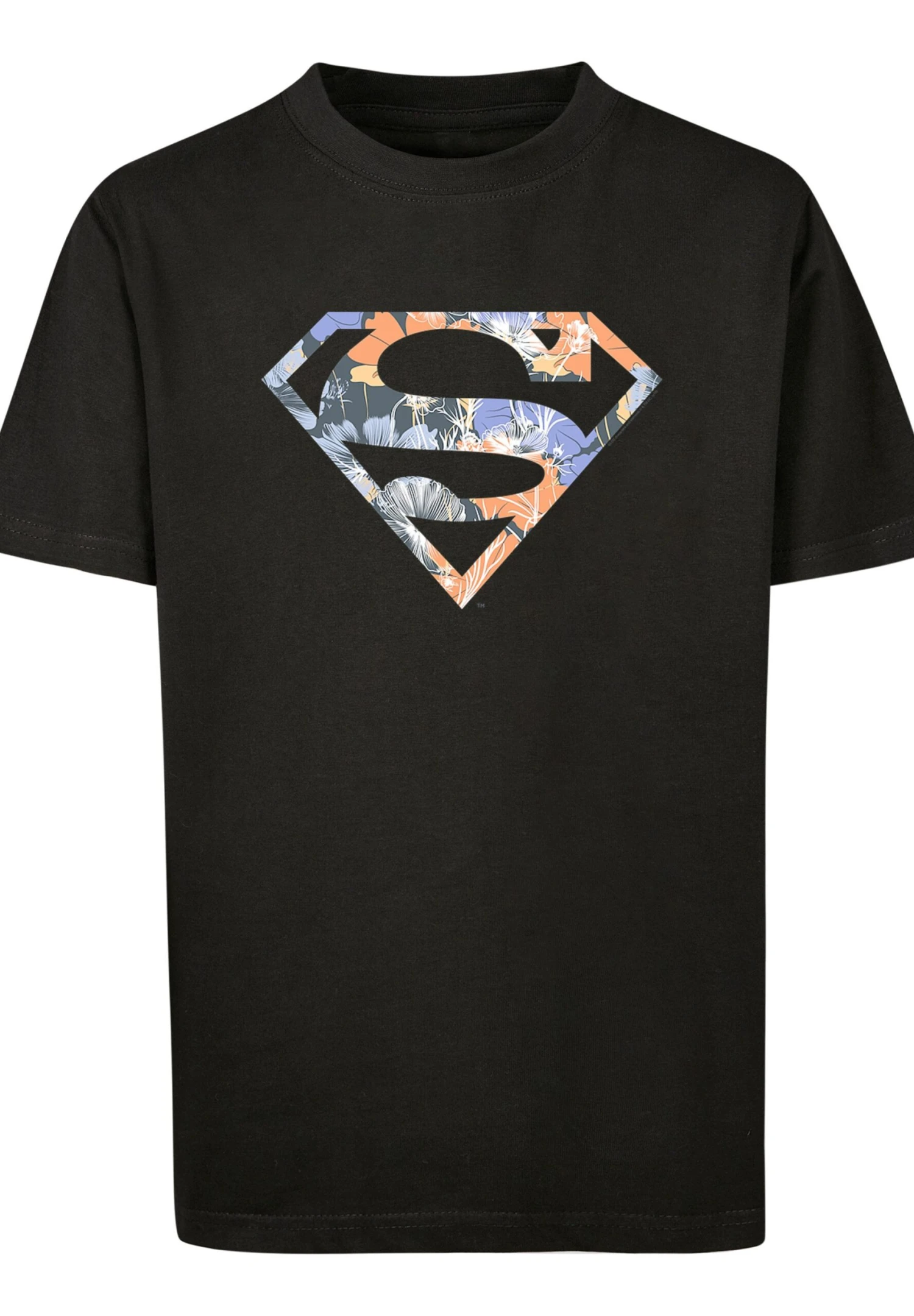 F4NT4STIC Dc Comics Superman Floral Logo Superheld - T-Shirt Print - Black 8 F4NT4STIC Dc Comics Superman Floral Logo Superheld - T-Shirt Print - Black - Afbeelding 6