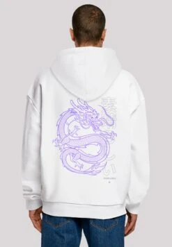 F4NT4STIC Drache Japan - Hoodie - Weiß